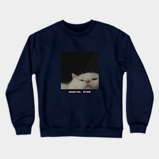 surprise cat Crewneck Sweatshirt